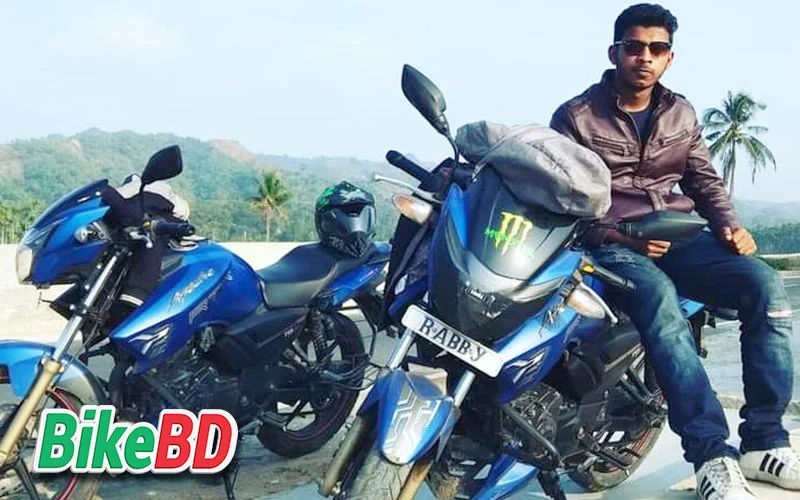 tvs apache rtr 150 matt blue user review